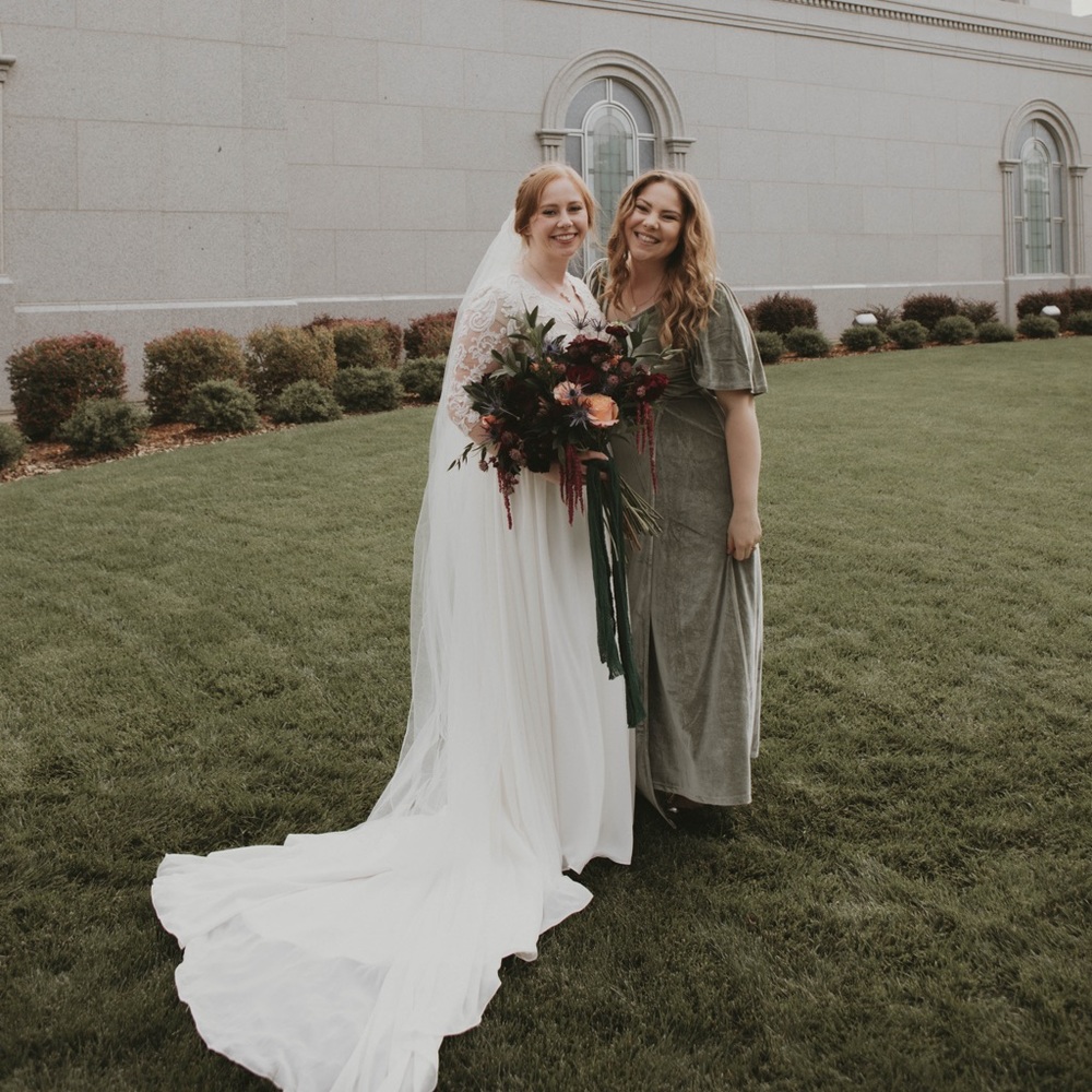 Balticnorn maxi wrap dress velvet sage